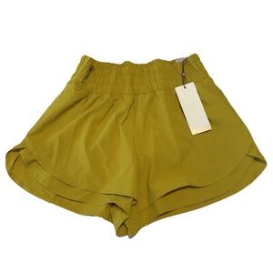 Calia Women's High-Rise Step Up Shorts Size XS New 3" Inseam Acid Atlas Green